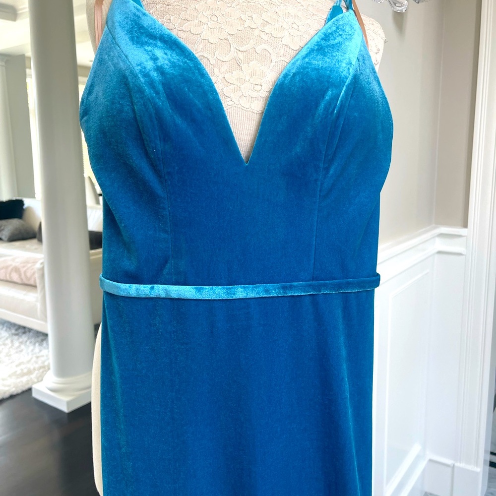Jovani velvet gown size 6